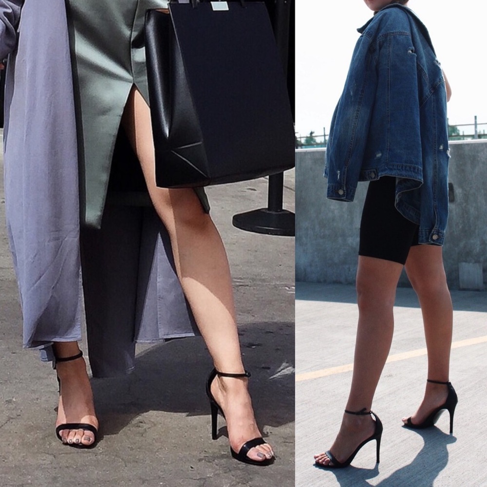 Steve Madden Minimalist Stiletto Sandals Heels - Picture 2 of 8